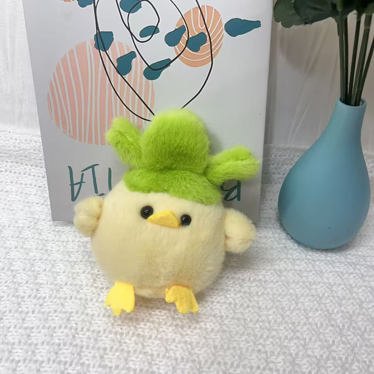 Wholesale Cultural and creative garlic bird squeaking doll pendant toy keychain pendant